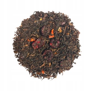 Herbata Czarna Liściasta "Cherry Lady"50g o aromacie wiśni i jagód Goji.