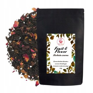 Herbata Czarna Liściasta "Fruit & Flower" 50g z z nutą żurawiny i róży