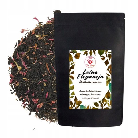Herbata Czarna Liściasta "Leśna Elegancja" 100g o owocowym aromacie