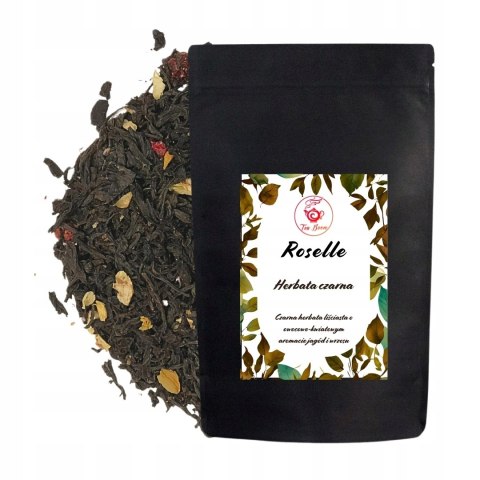 Herbata Czarna Liściasta "Roselle" 100g o aromacie jagód i wrzosu