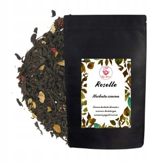 Herbata Czarna Liściasta "Roselle" 50g o aromacie jagód i wrzosu