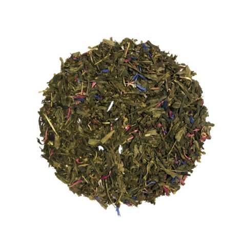 Herbata Zielona Liściasta Sencha "Kwiat Granatu" 100g z granatem