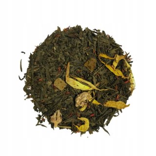 Herbata Zielona Liściasta Sencha "Kwiat Pustyni" 100g z ananasem