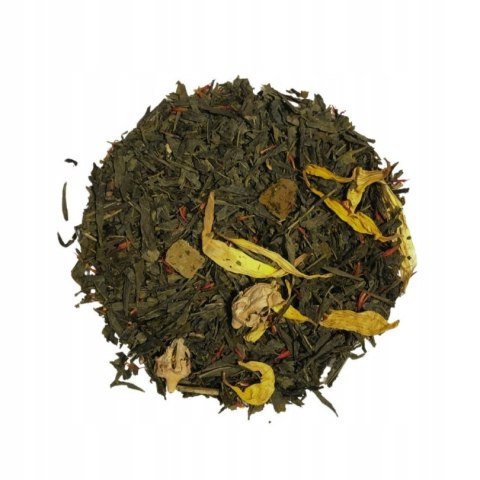 Herbata Zielona Liściasta Sencha "Kwiat Pustyni" 50g z ananasem